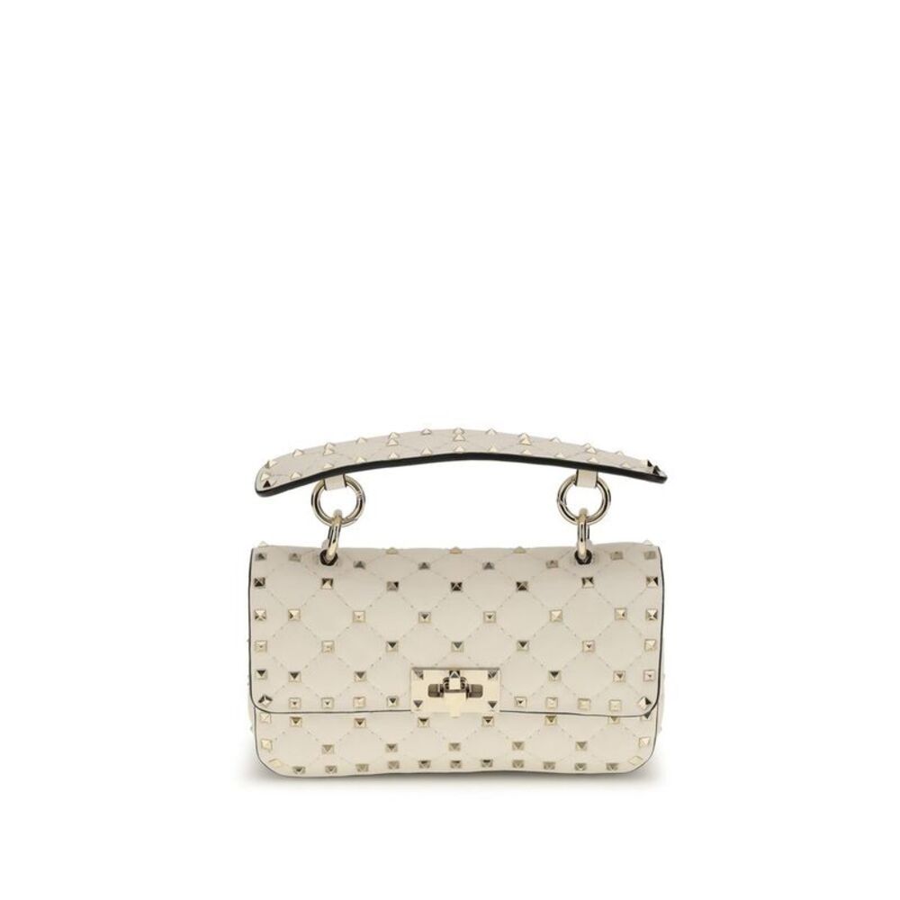 Valentino Garavani Beige Calf Leather Bos Taurus Women's Handbag